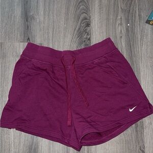 Nike Women's Maroon Athletic Shorts